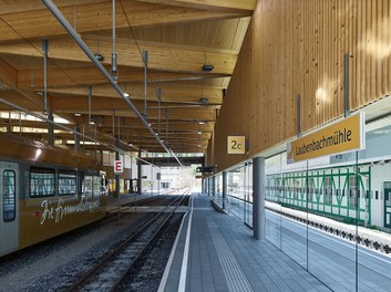 Mariazellerbahn Station Laubenbachmühle - platforms