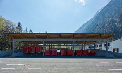 Altstoffsammelzentrum Bludenz - view from north