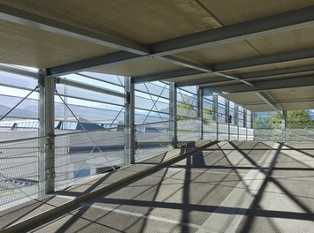 RF Parking Garage - view through facade