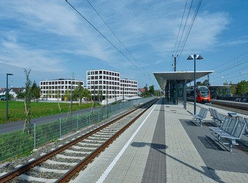 Housing Estate Fellentor - view from railway station