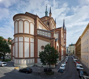 Church Altlerchenfeld | Conversion - view from southwest