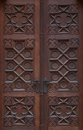 Church Altlerchenfeld | Conversion - detail of door