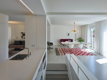 Apartement D, conversion - living-dining room