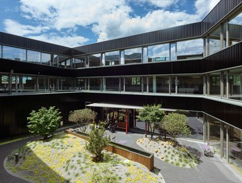 Headquarter Berger Logistik - courtyard