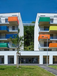 Housing Complex Waldmühle Rodaun - detail of facade