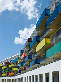 Housing Complex Waldmühle Rodaun - detail of facade