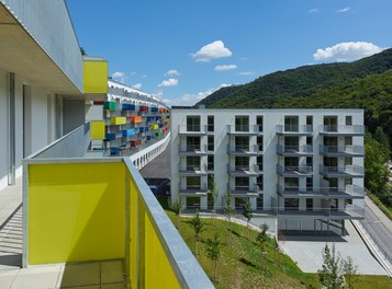 Housing Complex Waldmühle Rodaun - view from terrace