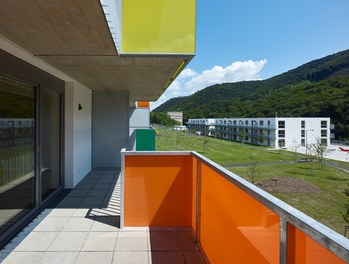 Housing Complex Waldmühle Rodaun - view from terrace