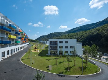 Housing Complex Waldmühle Rodaun - view from terrace