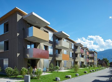 Housing Estate Ludesch - west facade