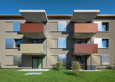 Housing Estate Ludesch - detail of facade