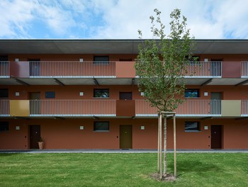 Housing Estate Ludesch - east facade