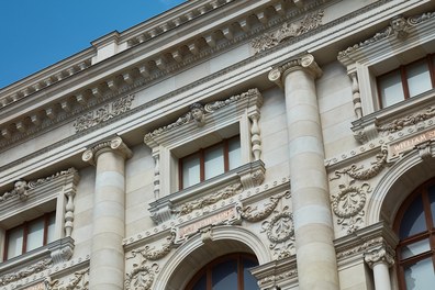 Naturhistorisches Museum Wien; renovation - detail of facade