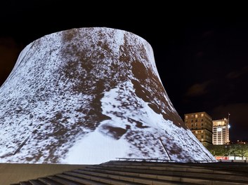 ORT @ Niemeyer´s Le Volcan - media installation ORT