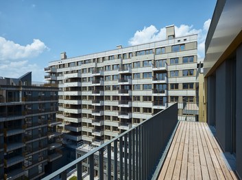Housing Complex Laend Yard - view from terrace