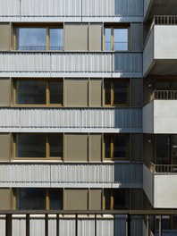 Housing Complex Laend Yard - detail of facade