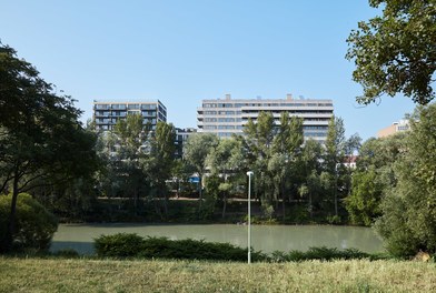 Housing Complex Laend Yard - view from river