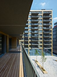 Housing Complex Laend Yard - view from terrace