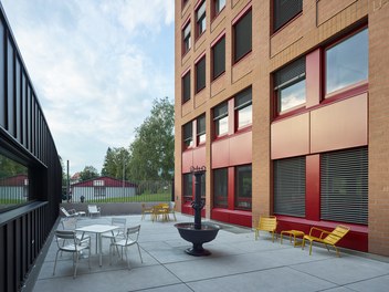 Headquarter Getzner - courtyard