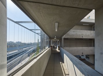 Housing Complex Florasdorf - approach to rooftop apartments