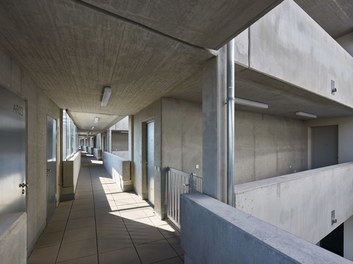 Housing Complex Florasdorf - approach to rooftop apartments