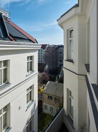 Conversion Residential House Porzellangasse - view from balcony