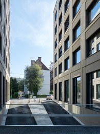 Stadtwerk West - entrance to underground garage