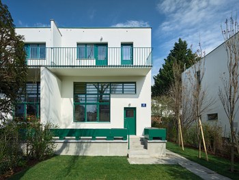 Werkbundsiedlung Restoration - House Loos - south facade