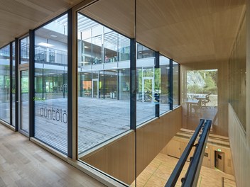 Secondary School Egg - view into gymnasium